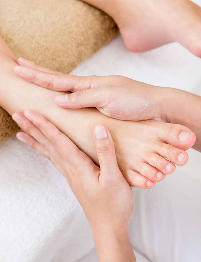 massage en entreprise pieds